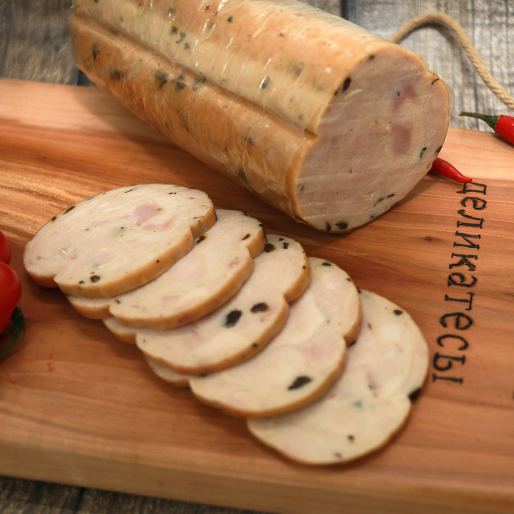 Ветчина куриная с грибами