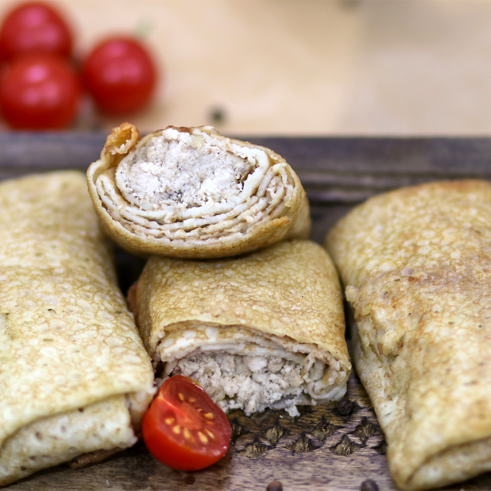 Блинчики с мясом